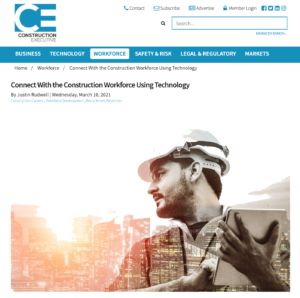 Connect With the Construction Workforce Using Technology - Red e App
